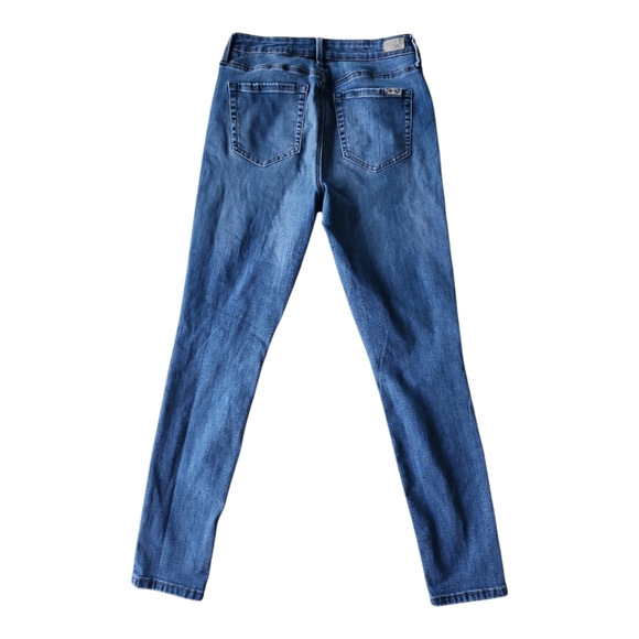 Seven7 Seven Jeans Mid Rise Skinny Pearl Embellishment Jeans Women's 8 - Picture 3 of 7